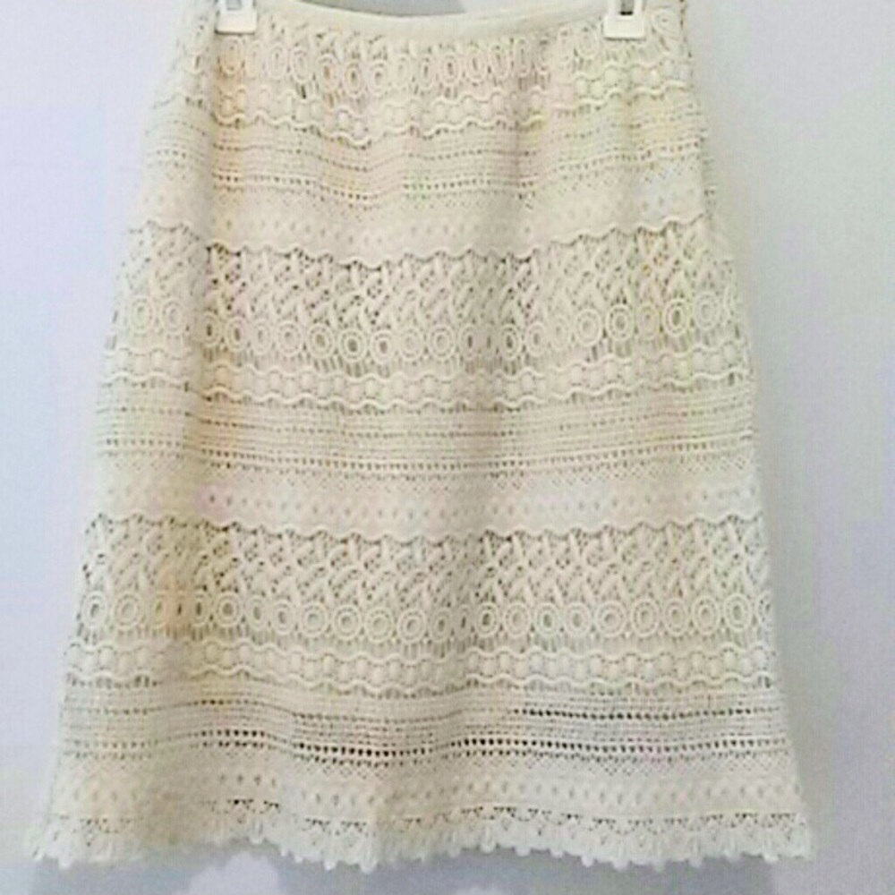 100% Cotton Crochet Skirt
